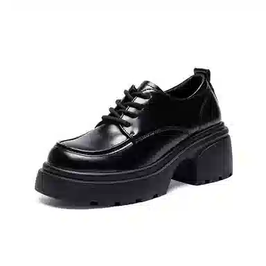 ZHR Thick Sole Leather Casual Shoes