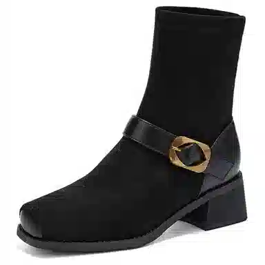 DAPHNE Short Boots Black