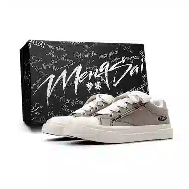 Mengsai Canvas Low-Top Grey
