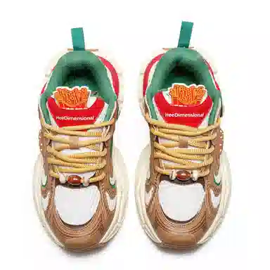 HeeDimensional Burger Fries Low Sneakers