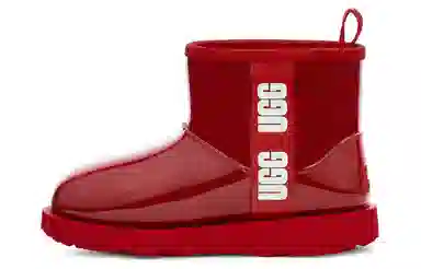 UGG Classic Clear Mini Samba Red