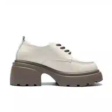 ZHR Thick Sole Leather Casual Shoes
