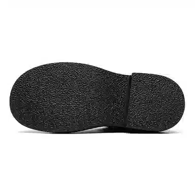 超纤皮 潮流舒适时尚百搭透气休闲 短筒 切尔西靴 男款 经典黑色