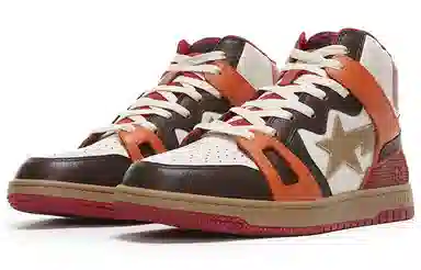 A BATHING APE Bape Sta 93 Hi Beige Brown