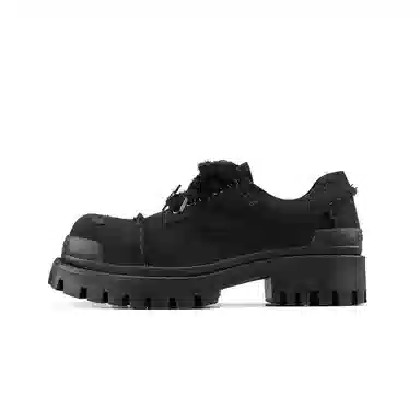 HANQIAORIJI Black Blood Series Derby Shoes