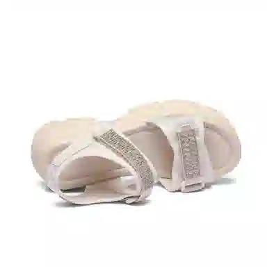 金丝兔 牛皮革 休闲舒适潮流时尚百搭 沙滩凉鞋 女款