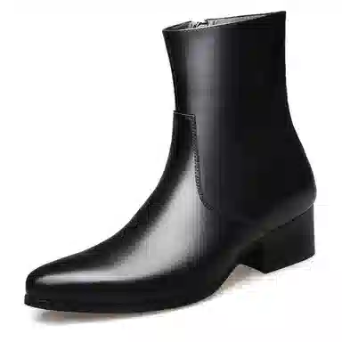 LUOMAIKE Black Ankle Boots
