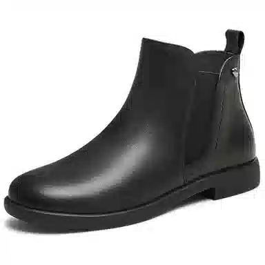 他她 休闲时尚潮流简约气质 切尔西靴 女款 米白