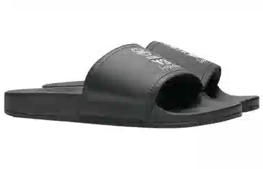 Y-3 Rubber Slide Sandal Black