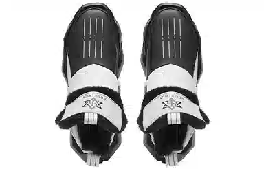 NORVINCY Snow Boots Black White