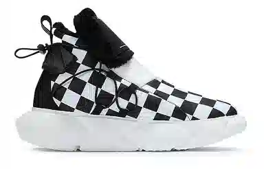 NORVINCY Chessboard Platform Snow Boots Black