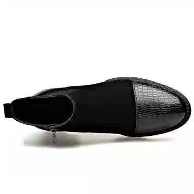 罗蒙 牛反绒 经典简约 百搭时尚 短筒 切尔西靴 男款