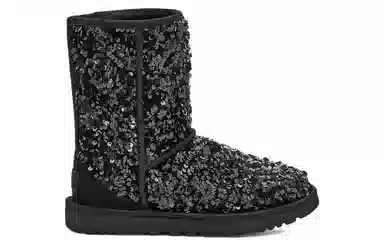 UGG Classic Short Sequin Black