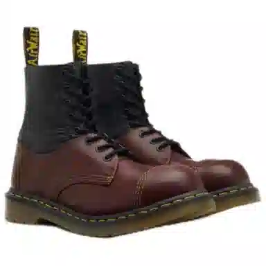 DR.MARTENS x MM6 Maison Margiela Brown Ankle Boots