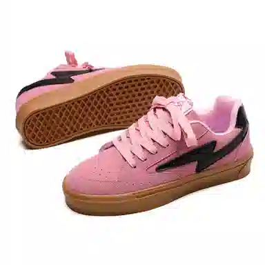 OAOQ Suede Low Top Sneakers Dusty Pink