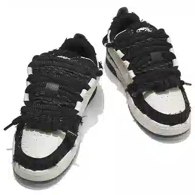 SK.TRIP Burgundy Low Sneakers