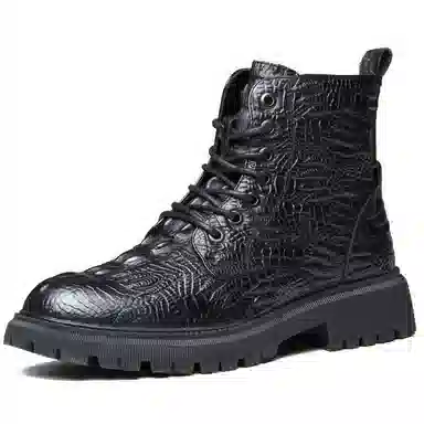 MODENGPAN Martin Boots Black