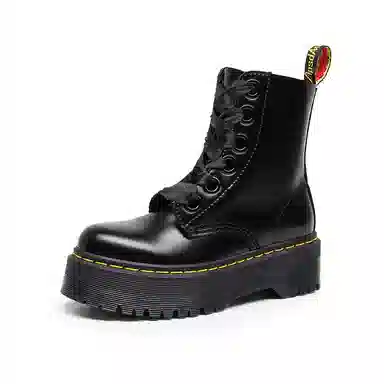 ApsdAa x VFTS Black Platform Boots