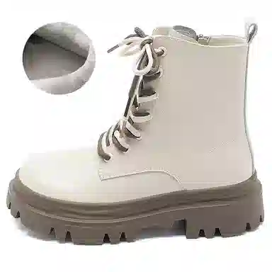 AGSDON Martin Boots 5cm Fur Lined