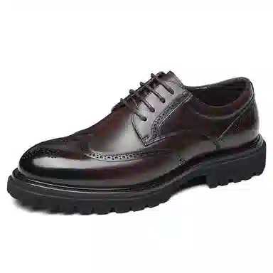 LAORENTOU Business Leather Shoes 3.5cm