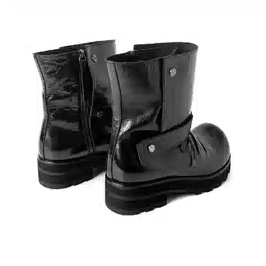 Huanzhe Black Platform Boots