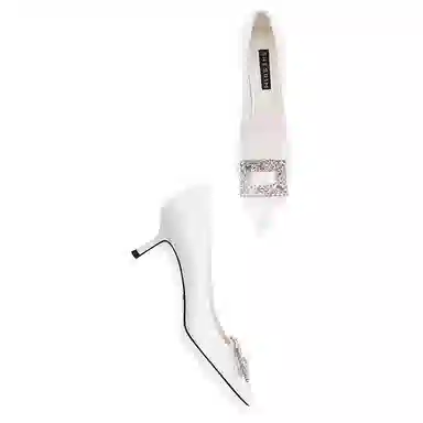 Sasini Man Square Buckle Heels