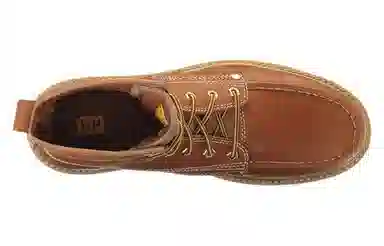 CAT Durable High-Top Outdoor Boots Brown Yellow