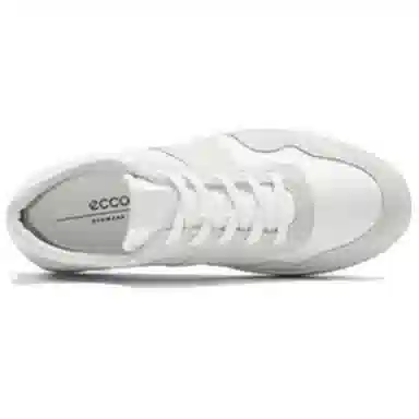 Ecco Low Top Sneakers Grey White