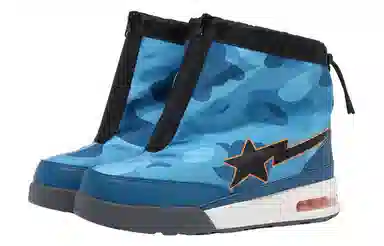 HONEYCOMB x A BATHING APE STA High-Top Blue