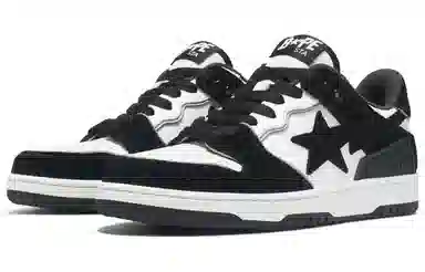 A BATHING APE SK8 STA Black White