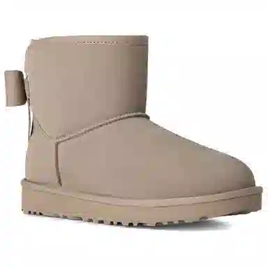 UGG Ultra Mini Bailey Bow Pebble Grey
