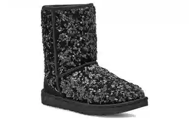 UGG Classic Short Sequin Black