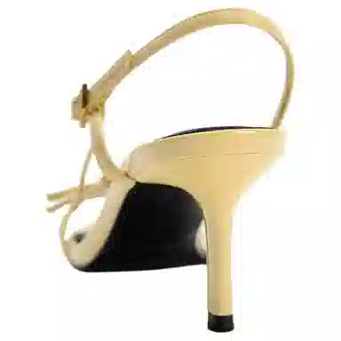 ZARA PU Sandals Yellow