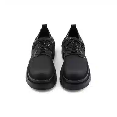 HANQIAORIJI Derby Shoes Black