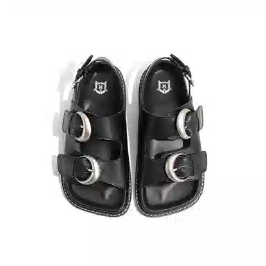 Laomiao Roman Sandals Black