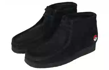 Clarks x Pokemon Suede Casual Shoes Black