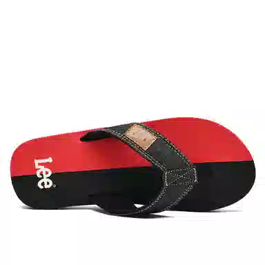 Lee Rubber Sole Flip Flops