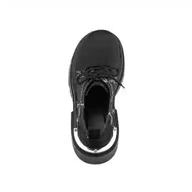 HANQIAORIJI Derby Shoes Black