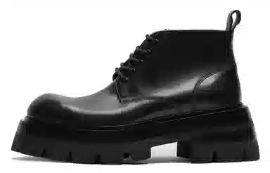 Viplander Thick Sole Martin Boots 8cm Black