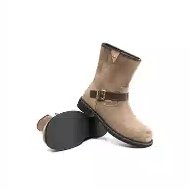 EBLAN Short Boots Khaki