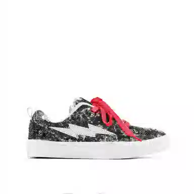 Z.SUO Black Low-Top Sneakers