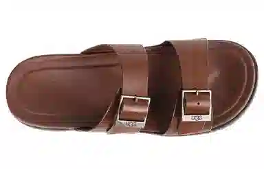 UGG Wainscott Buckle Slide Burgundy