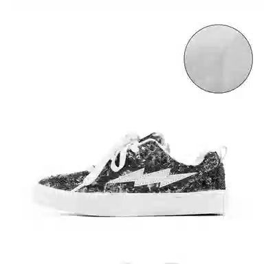 Z.SUO Black Low-Top Sneakers