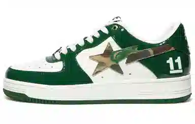 A BATHING APE STA White Green