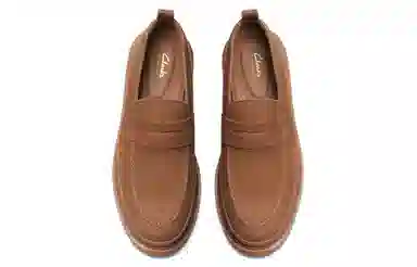 Clarks Leather Casual Shoes Brown