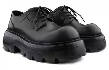 HANQIAORIJI Black Blood Series Platform Derby Shoes