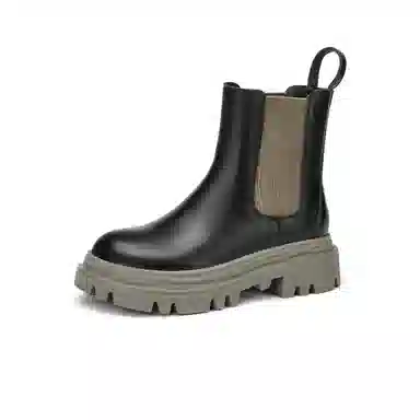 GEMEIQ PU Chelsea Boots 5cm