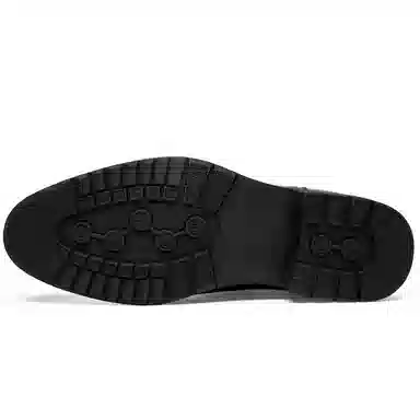 法派 潮流商务靴 中筒 切尔西靴 男款 黑色