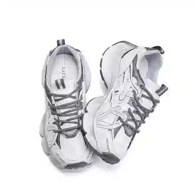 La Chapelle Shadow White Moon Elevated Sneakers