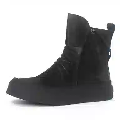 Tai Dian Black Ankle Boots